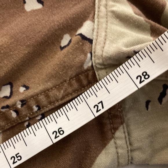 Vintage Desert Camouflage Trousers | Extra Small ExShort | 50% Cotton 50% Nylon - Picture 10 of 14